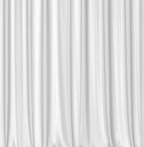 White Satin Curtains